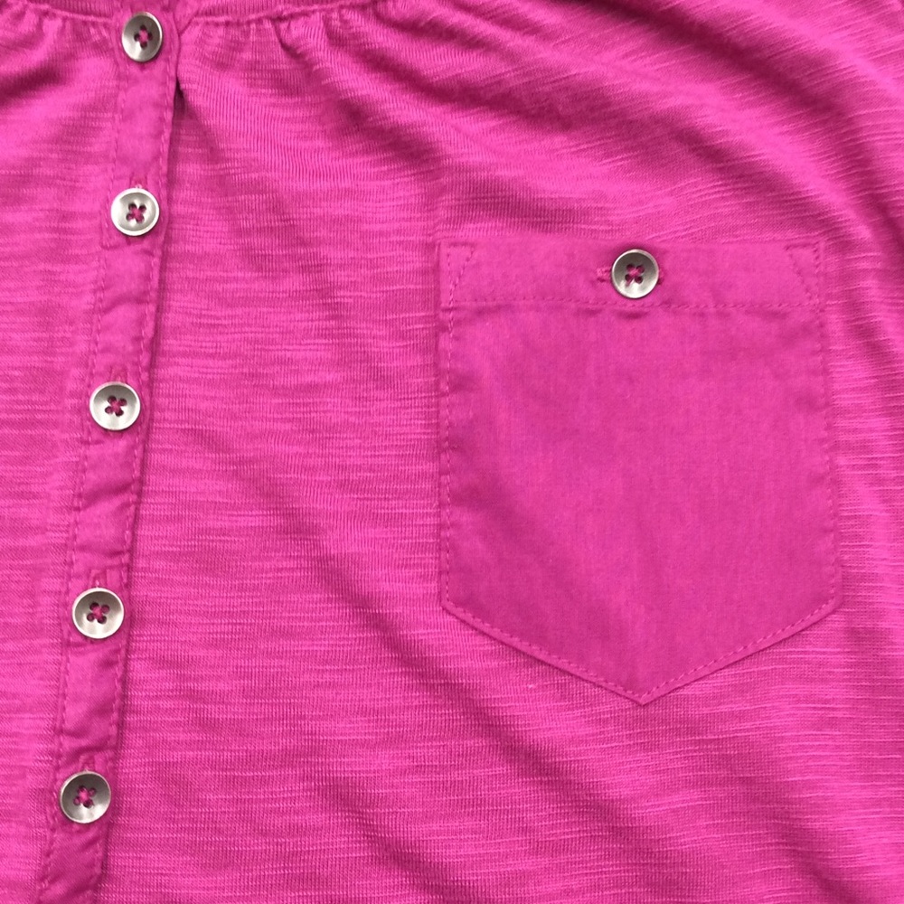 Sonoma Large Raspberry Smocked Tank - Picture 7 of 9